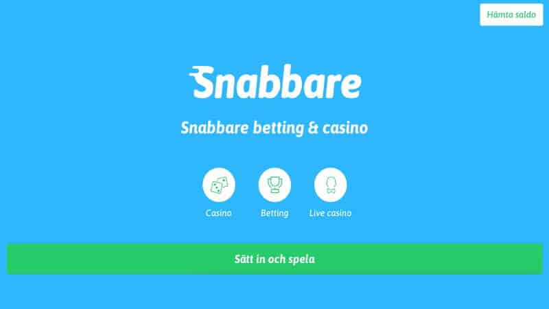 snabbare casino registrering - logga in