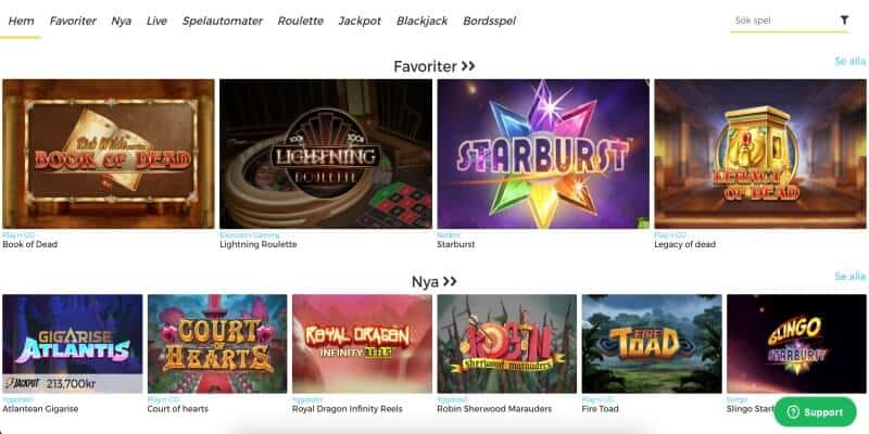 pronto-live-spelutbud